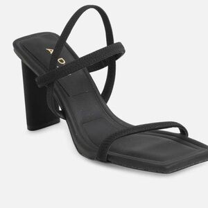 ALDO Black Heel Sandals